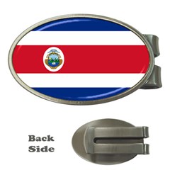 National Flag Of Costa Rica Money Clips (oval)  by abbeyz71