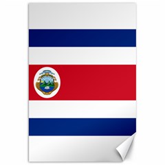 National Flag Of Costa Rica Canvas 20  X 30  by abbeyz71