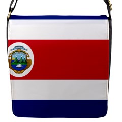 National Flag Of Costa Rica Flap Closure Messenger Bag (s) by abbeyz71