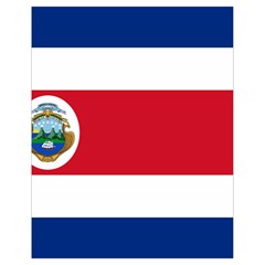 National Flag Of Costa Rica Drawstring Bag (small) by abbeyz71