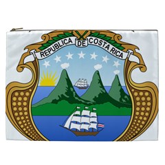 Coat Of Arms Of Costa Rica Cosmetic Bag (xxl) by abbeyz71