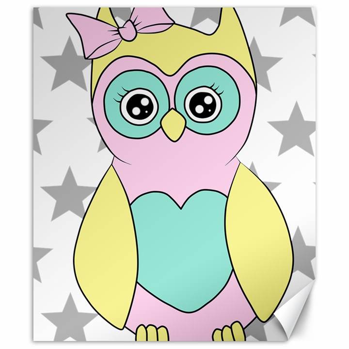 Sowa Child Owls Animals Canvas 20  x 24 