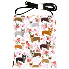 Corgis Corgi Pattern Shoulder Sling Bag by Sapixe