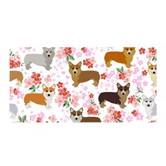 Corgis Corgi Pattern Satin Wrap