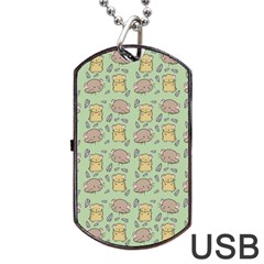 Hamster Pattern Dog Tag Usb Flash (two Sides) by Sapixe