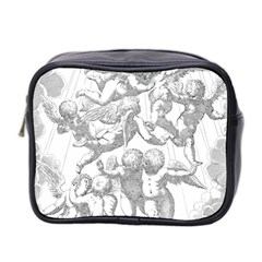 Angel Line Art Religion Angelic Mini Toiletries Bag (two Sides) by Sapixe