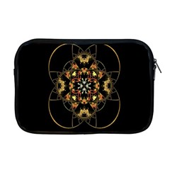 Fractal Stained Glass Ornate Apple MacBook Pro 17  Zipper Case