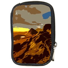 Scotland Monti Mountains Mountain Compact Camera Leather Case by Sapixe