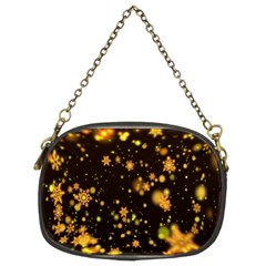 Background Black Blur Colorful Chain Purse (two Sides)