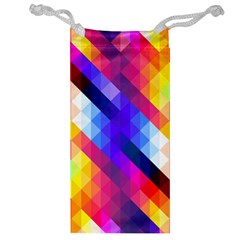 Abstract Background Colorful Pattern Jewelry Bag