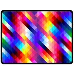 Abstract Background Colorful Pattern Fleece Blanket (Large) 