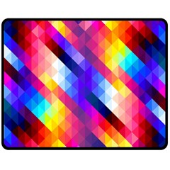 Abstract Background Colorful Pattern Fleece Blanket (medium)  by Sapixe