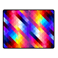 Abstract Background Colorful Pattern Fleece Blanket (Small)