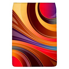 Abstract Colorful Background Wavy Removable Flap Cover (l) by Sapixe