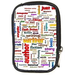 Writing Author Motivation Words Compact Camera Leather Case