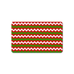 Christmas Paper Scrapbooking Pattern Magnet (name Card) by Sapixe