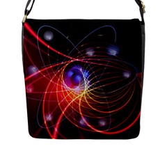 Physics Quantum Physics Particles Flap Closure Messenger Bag (l) by Sapixe