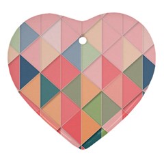 Background Geometric Triangle Ornament (heart)