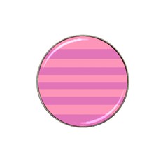 Pink Stripes Striped Design Pattern Hat Clip Ball Marker (10 Pack)