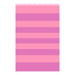 Pink Stripes Striped Design Pattern Shower Curtain 48  X 72  (small)  by Sapixe