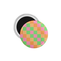 Checkerboard Pastel Squares 1.75  Magnets