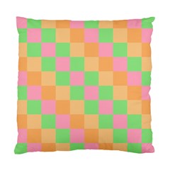 Checkerboard Pastel Squares Standard Cushion Case (one Side) by Sapixe