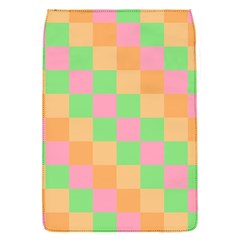 Checkerboard Pastel Squares Removable Flap Cover (S)