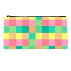 Checkerboard Pastel Squares Pencil Cases by Sapixe