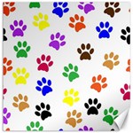 Pawprints Paw Prints Paw Animal Canvas 12  x 12  11.4 x11.56  Canvas - 1