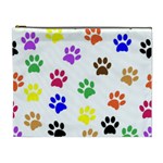 Pawprints Paw Prints Paw Animal Cosmetic Bag (XL) Front