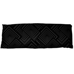 Diagonal Square Black Background Body Pillow Case (dakimakura)