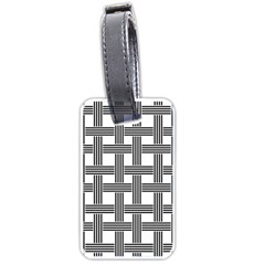 Seamless Stripe Pattern Lines Luggage Tag (one Side) by Sapixe