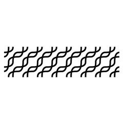 Diagonal Stripe Pattern Satin Scarf (oblong) by Sapixe