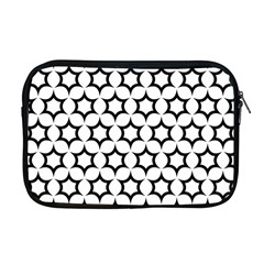 Pattern Star Repeating Black White Apple Macbook Pro 17  Zipper Case by Sapixe