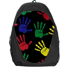 Handprints Hand Print Colourful Backpack Bag