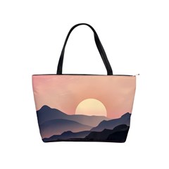 Sunset Sky Sun Graphics Classic Shoulder Handbag by HermanTelo