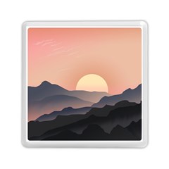 Sunset Sky Sun Graphics Memory Card Reader (square) by HermanTelo