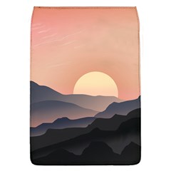 Sunset Sky Sun Graphics Removable Flap Cover (l)