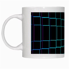 Texture Lines Background White Mugs