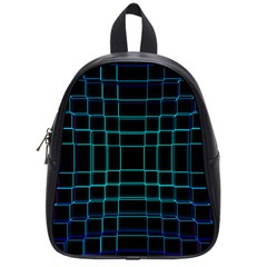 Texture Lines Background School Bag (Small)