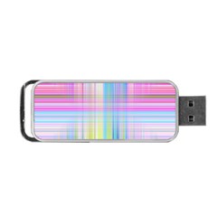 Texture Abstract Squqre Chevron Portable Usb Flash (two Sides) by HermanTelo