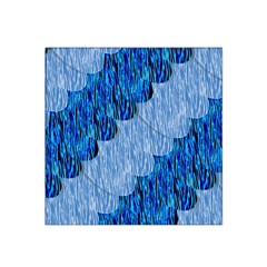 Texture Surface Blue Shapes Satin Bandana Scarf