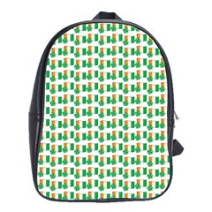 St-patricks Day Background Ireland School Bag (large) by HermanTelo