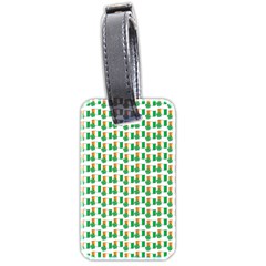 St-patricks Day Background Ireland Luggage Tag (two Sides) by HermanTelo