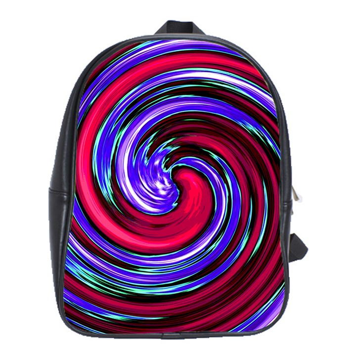 Swirl Vortex Motion School Bag (XL)