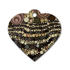 Vintage Style Dog Tag Heart (two Sides) by HermanTelo