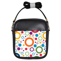 Wallpaper Circle Girls Sling Bag by HermanTelo