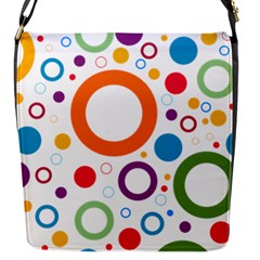 Wallpaper Circle Flap Closure Messenger Bag (s) by HermanTelo