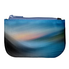 Wave Background Large Coin Purse
