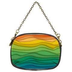 Waves Texture Chain Purse (One Side)